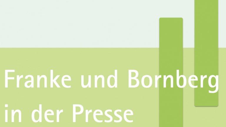 Franke und Bornberg in der Presse Franke und Bornberg in der Presse