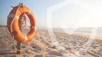 Franke und Bornberg Rating Verbraucherschutz-Profile Kompositversicherung - Rettungsring am Strand