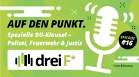 Podcast dreiF+ spezielle Dienstunfähigkeit für Polizei-, Justizvollzugs- und Feuerwehrbeamte