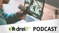 Franke und Bornberg Teaser Bild - Podcast dreiF+ mit Studio im Hintergrund
