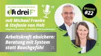 Podcast-Gespräch mit Stefanie van Holt über systematische Beratung in der Arbeitskraftabsicherung