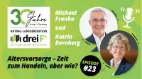 Podcast-Episode mit Katrin Bornberg und Michael Franke über gute Altersvorsorge