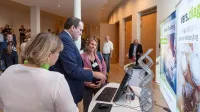 AKS Tomorrow 2018 Schloß Herrenhausen in Hannover - Stand von Franke und Bornberg mit Philipp Wedekind