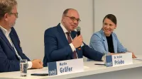 DKM 2024 Messe - Kongress Arbeitskaftabsicherung - Martin Gräfer, Dr. Volker Priebe, Stefanie van Holt
