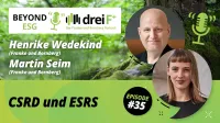 Podcast-Episode zu CSRD-Berichten, ESRS-Vorgaben und Transparenz bei Versicherern