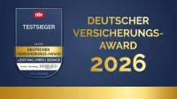 Deutscher Versicherungs-Award 2026 ntv, DISQ, Franke und Bornberg Mustersiegel und Teaserbild