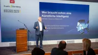 Deutscher Versicherungs-Award 2026 - Bertelsmann Repräsentanz Berlin Vortrag zum Thema KI von Prof. Dr. Ralf Otte, Technische Hochschule Ulm