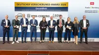 Deutscher Versicherungs-Award 2026 - Preisverleihung im Bereich Gesundheit Krankenzusatz, Beamten und Krankenvollversicherung mit ARAG, HUK-COBURG, SDK, Allianz, Signal Iduna, Barmenia.Gothaer und vrk