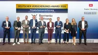 Deutscher Versicherungs-Award 2026 - Preisverleihung im Bereich Privatschutzversicherung -  Barmenia.Gothaer, Die Haftpflichtkasse, InterRisk, SV Sparkassen Versicherung, Baloise, HDI, Öffentliche Versicherung Braunschweig, VGH