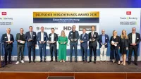 Deutscher Versicherungs-Award 2026 - Preisverleihung im Bereich Bewerbeversicherung BHV, Cyber, Inhalt - die Bayerische, HDI, Provinzial, Alte Leipziger, Barmenia.Gothaer, Debeka, Markel, rhion.digital