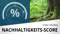 Franke und Bornberg Nachhaltigkeits-Score Prozent Anzeige und Urwald