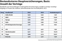 Lebensversicherung Hauptversicherung Bestandsstorno