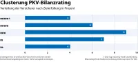 map-report 940: Bilanzrating Private Krankenversicherung 2024 Clusterung