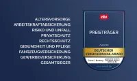 Deutscher Versicherungs-Award 2022 ntv, DISQ, Franke und Bornberg Kategorien