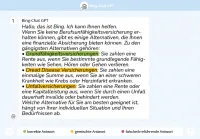 Bing Antwort zu BU und Vorerkrankungen