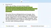 ChatGPT Antwort zu unterschiede bei DU