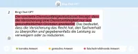 Bing Antwort zu spezielle DU-Klausel
