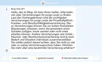 Bing Antwort zu Versicherung für junge Leute