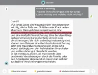 ChatGPT Antwort zu Versicherung für junge Leute