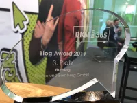 Trophäe zum Blog-Award - DKM 2019