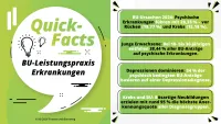 BU-Leistungspraxisstudie 2026 - Erkrankungen Fakten