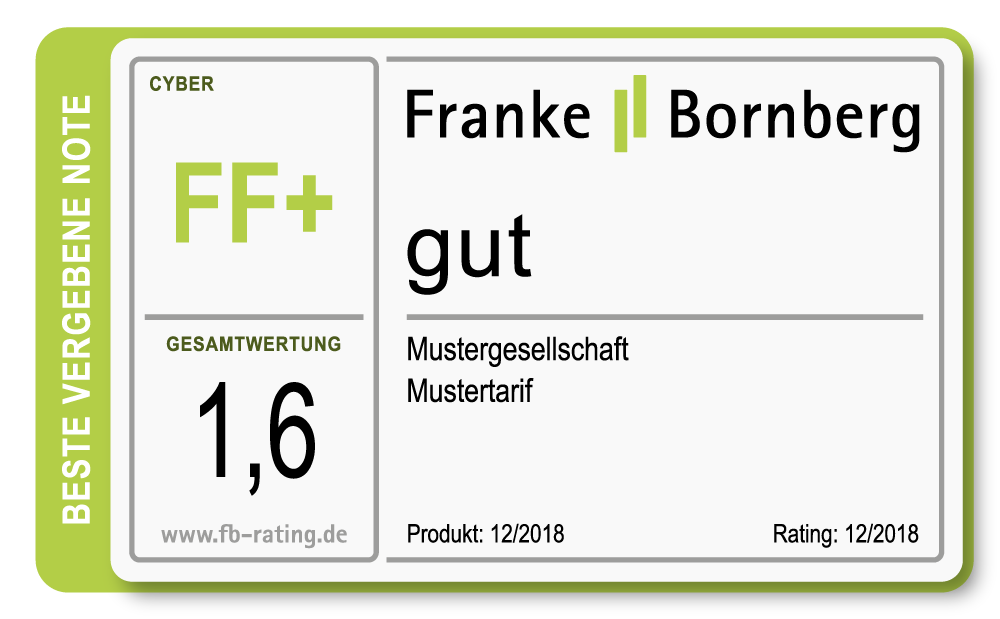 Erstes Rating Cyber-Versicherung bei Franke und Bornberg Erstes Rating Cyber-Versicherung bei Franke und Bornberg