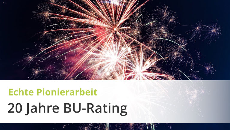 20 Jahre BU-Rating von Franke und Bornberg 20 Jahre BU-Rating von Franke und Bornberg