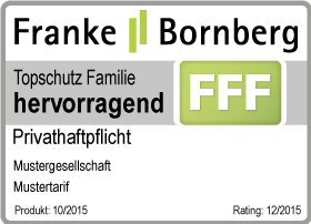 Erste Rating Privathaftpflichtversicherung Franke und Bornberg Erste Rating Privathaftpflichtversicherung Franke und Bornberg