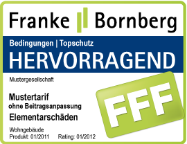 Rating Wohngebaeudeversicherung von Franke und Bornberg Rating Wohngebaeudeversicherung von Franke und Bornberg