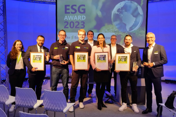 Gewinner des ESG-Award auf der DKM 23 in Dortmund