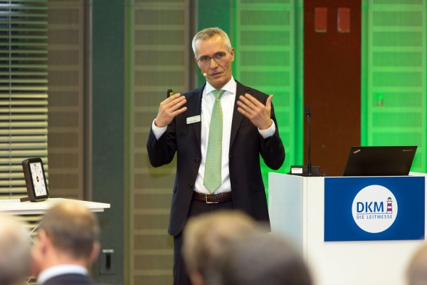 Michael Franke beim Kongress Arbeitskraftsicherung auf der DKM Messe