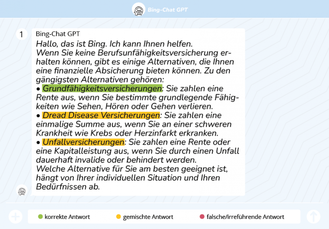 Zu den gängigsten Alternativen gehören: • Grundfähigkeitsversicherungen: Sie zahlen eine Rente aus, wenn Sie bestimmte grundlegende Fähigkeiten wie Sehen, Hören oder Gehen verlieren. • Dread Disease Versicherungen: Sie zahlen eine einmalige Summe aus, wenn Sie an einer schweren Krankheit wie Krebs oder Herzinfarkt erkranken. • Unfallversicherungen: Sie zahlen eine Rente oder eine Kapitalleistung aus, wenn Sie durch einen Unfall dauerhaft invalide oder behindert werden. Welche Alternative für Sie am besten g