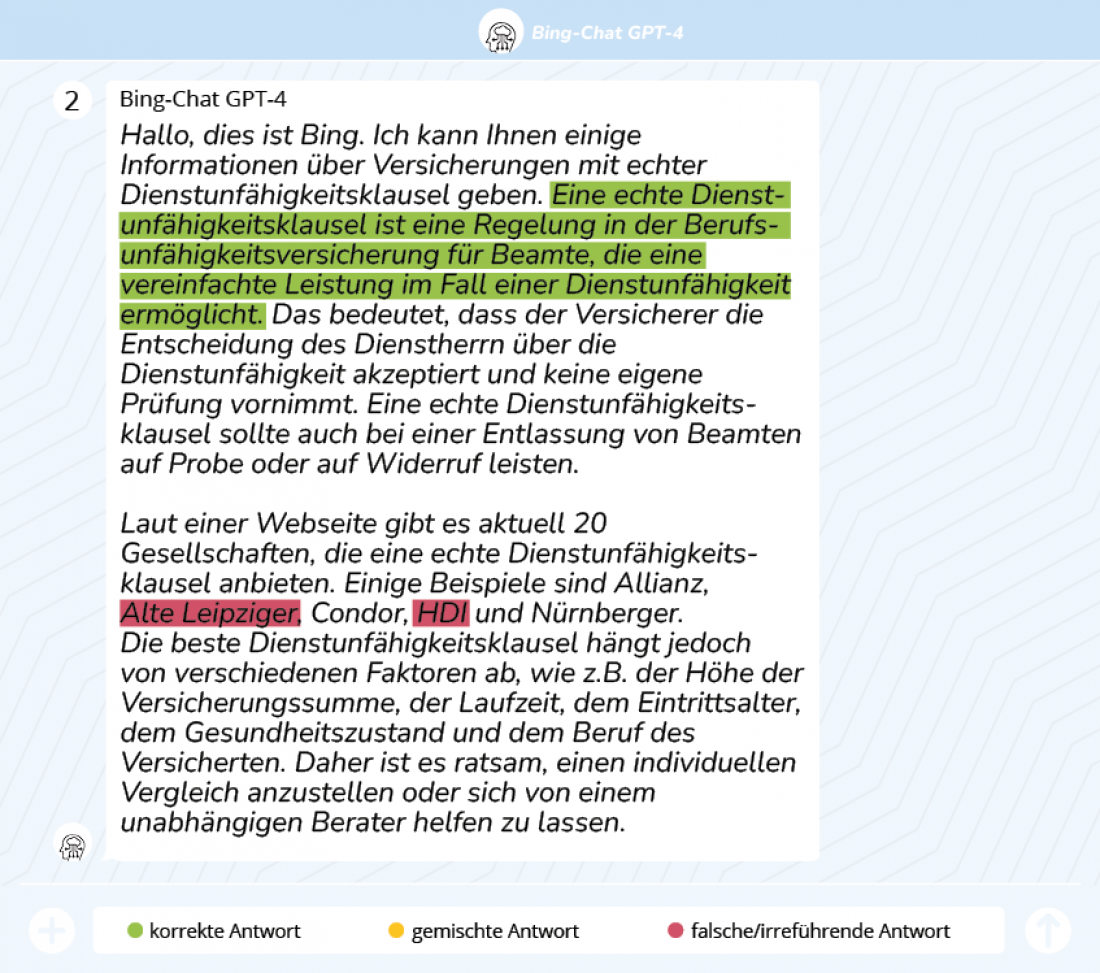 Eine echte Dienstunfähigkeitsklausel ist eine Regelung in der Berufsunfähigkeitsversicherung für Beamte, die eine vereinfachte Leistung im Fall einer Dienstunfähigkeit ermöglicht. Das bedeutet, dass der Versicherer die Entscheidung des Dienstherrn über die Dienstunfähigkeit akzeptiert und keine eigene Prüfung vornimmt. Eine echte Dienstunfähigkeitsklausel sollte auch bei einer Entlassung von Beamten auf Probe oder auf Widerruf leisten. Laut einer Webseite gibt es aktuell 20 Gesellschaften, die eine echte Di
