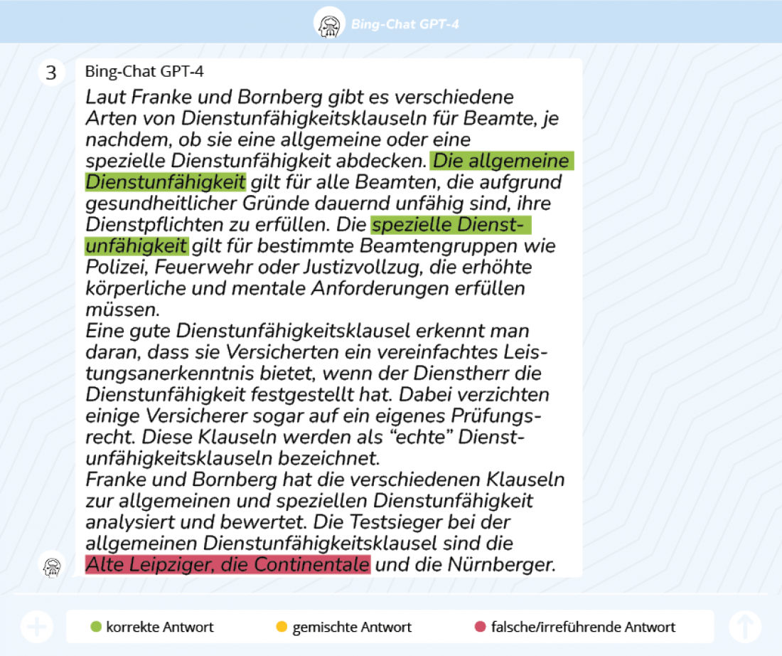 Laut Franke und Bornberg gibt es verschiedene Arten von Dienstunfähigkeitsklauseln für Beamte, je nachdem, ob sie eine allgemeine oder eine spezielle Dienstunfähigkeit abdecken. Die allgemeine Dienstunfähigkeit gilt für alle Beamten, die aufgrund gesundheitlicher Gründe dauernd unfähig sind, ihre Dienstpflichten zu erfüllen. Die spezielle Dienstunfähigkeit gilt für bestimmte Beamtengruppen wie Polizei, Feuerwehr oder Justizvollzug, die erhöhte körperliche und mentale Anforderungen erfüllen müssen. Eine gute