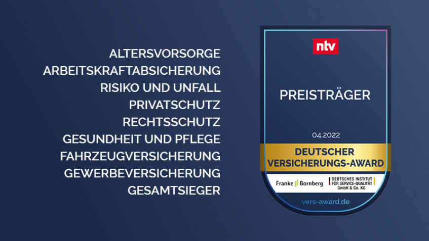Deutscher Versicherungs-Award 2022 Deutscher Versicherungs-Award 2022