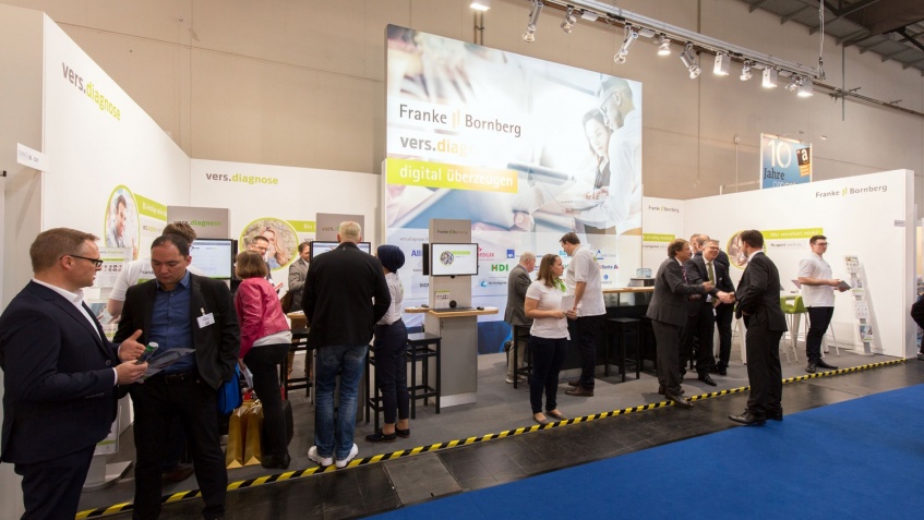 Der Stand von Franke und Bornberg auf der DKM Messe