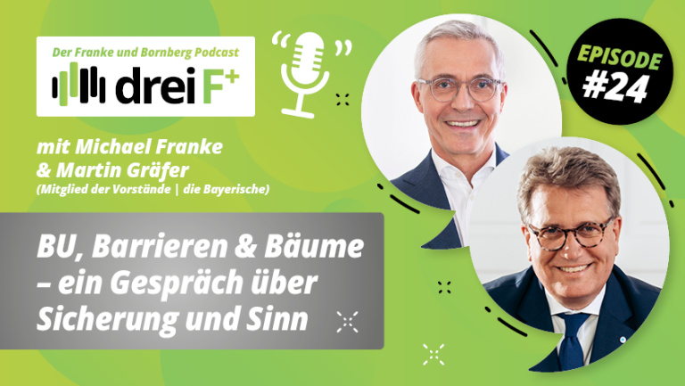 Episode 24 - BU, Barrieren & Bäume - ein Gespräch über Sicherung und Sinn - mit Martin Gräfer, Mitglied der Vorstände, die Bayerische