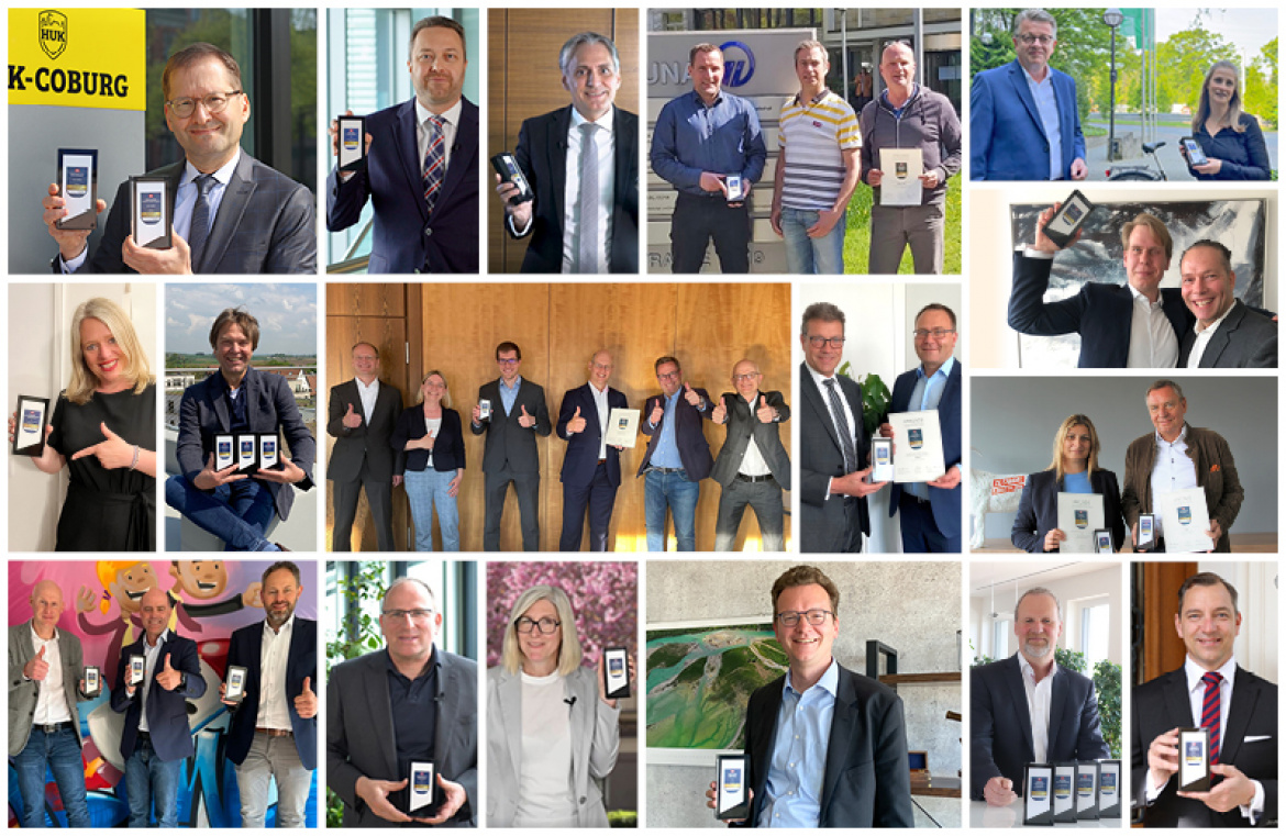 Deutscher Versicherungs Award 2022 Collage